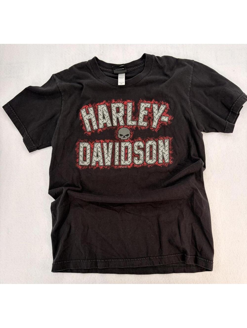 Harley-Davidson T-Shirt‎ Medium Black Vintage Classic Streetwear